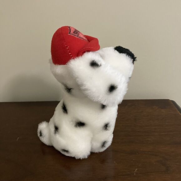 Vintage B.J. Toy Sparky Dalmatian puppy dog 7" Plush stuffed animal Hat - Picture 4 of 10